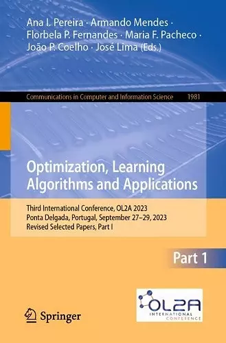 Optimization, Learning Algorithms and Applications cover