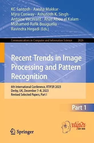 Recent Trends in Image Processing and Pattern Recognition cover