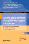 Recent Trends in Image Processing and Pattern Recognition cover