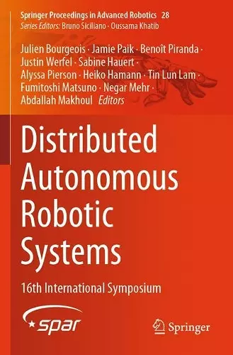 Distributed Autonomous Robotic Systems cover