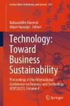 Technology: Toward Business Sustainability cover