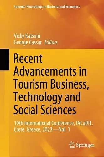 Recent Advancements in Tourism Business, Technology and Social Sciences cover