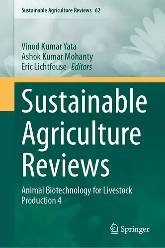 Sustainable Agriculture Reviews cover