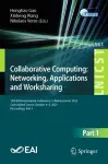 Collaborative Computing: Networking, Applications and Worksharing cover