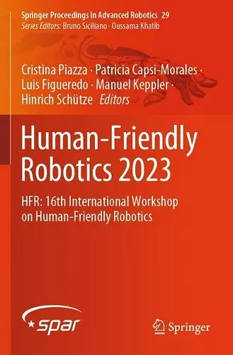 Human-Friendly Robotics 2023 cover