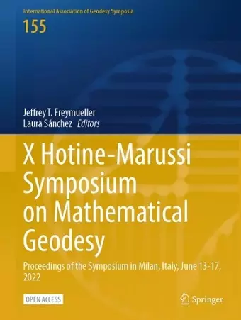 X Hotine-Marussi Symposium on Mathematical Geodesy cover