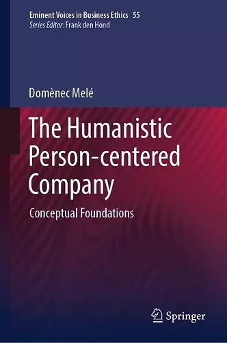 The Humanistic Person-centered Company cover