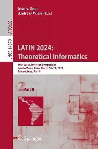 LATIN 2024: Theoretical Informatics cover