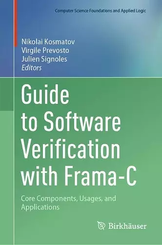 Guide to Software Verification with Frama-C cover