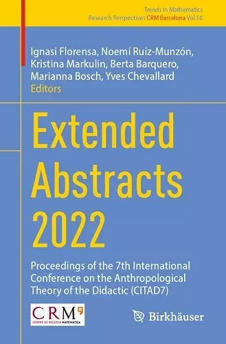 Extended Abstracts 2022 cover