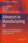 Advances in Manufacturing IV cover