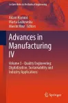 Advances in Manufacturing IV cover