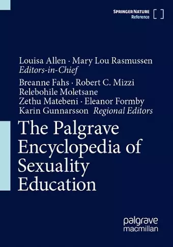 The Palgrave Encyclopedia of Sexuality Education cover