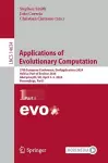 Applications of Evolutionary Computation cover