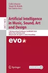 Artificial Intelligence in Music, Sound, Art and Design cover