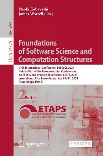 Foundations of Software Science and Computation Structures cover