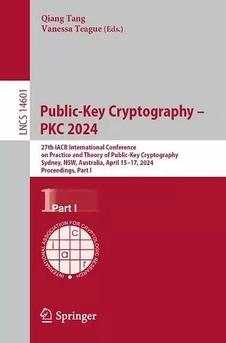 Public-Key Cryptography – PKC 2024 cover