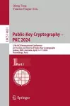 Public-Key Cryptography – PKC 2024 cover