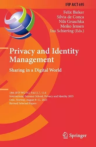 Privacy and Identity Management. Sharing in a Digital World cover