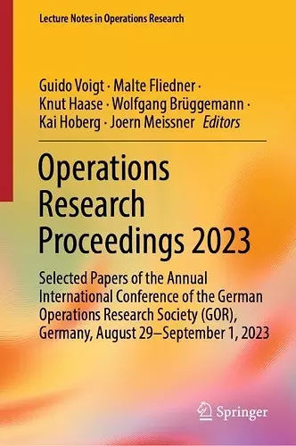 Operations Research Proceedings 2023 cover
