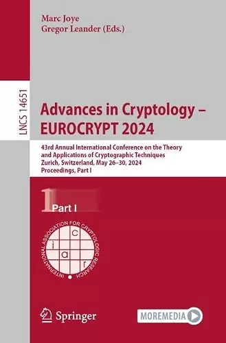 Advances in Cryptology – EUROCRYPT 2024 cover