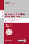 Advances in Cryptology – EUROCRYPT 2024 cover