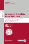 Advances in Cryptology – EUROCRYPT 2024 cover
