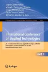International Conference on Applied Technologies cover
