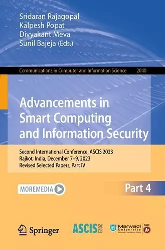 Advancements in Smart Computing and Information Security cover
