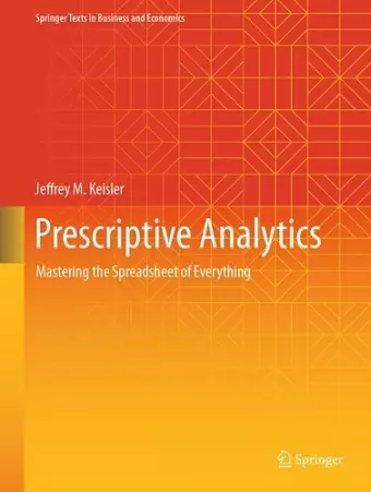 Prescriptive Analytics cover