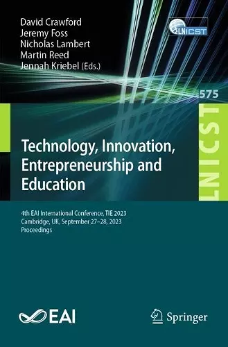 Technology, Innovation, Entrepreneurship and Education cover
