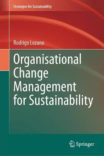 Organisational Change Management for Sustainability cover