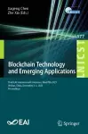 Blockchain Technology and Emerging Applications cover
