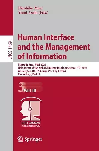 Human Interface and the Management of Information cover