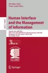 Human Interface and the Management of Information cover