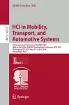 HCI in Mobility, Transport, and Automotive Systems cover