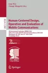 Human-Centered Design, Operation and Evaluation of Mobile Communications cover