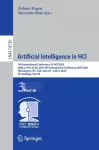 Artificial Intelligence in HCI cover