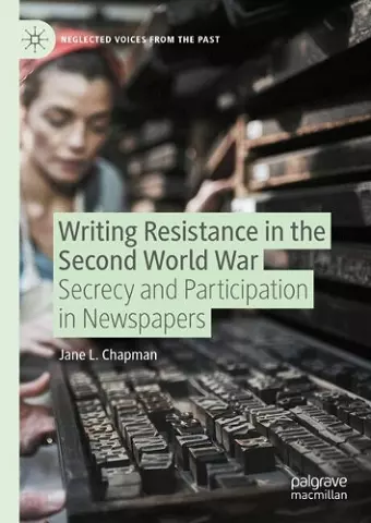Writing Resistance in the Second World War cover