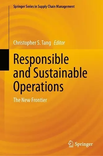 Responsible and Sustainable Operations cover