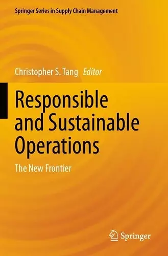 Responsible and Sustainable Operations cover