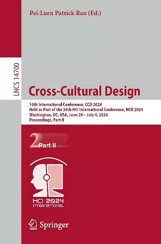 Cross-Cultural Design cover