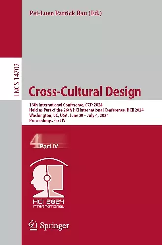 Cross-Cultural Design cover