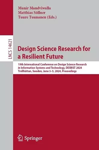 Design Science Research for a Resilient Future cover