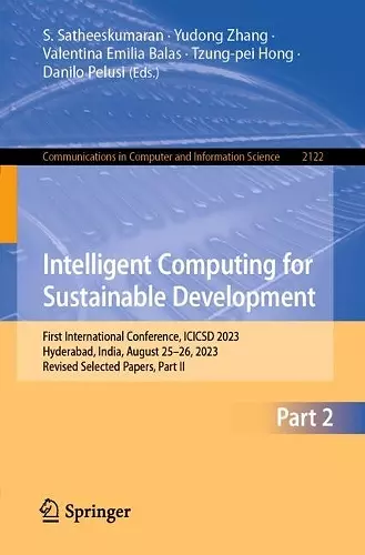 Intelligent Computing for Sustainable Development cover