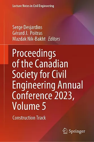 Proceedings of the Canadian Society for Civil Engineering Annual Conference 2023, Volume 5 cover