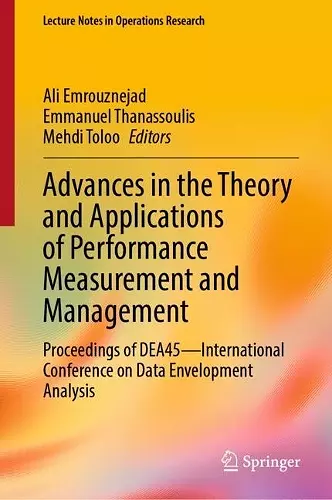 Advances in the Theory and Applications of Performance Measurement and Management cover