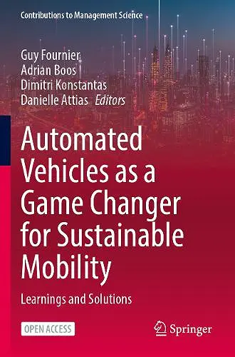 Automated Vehicles as a Game Changer for Sustainable Mobility cover