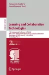 Learning and Collaboration Technologies cover