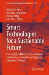 Smart Technologies for a Sustainable Future cover